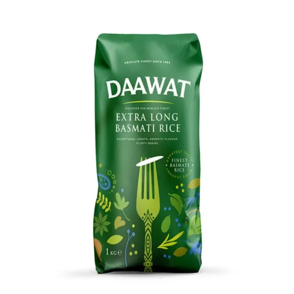 Ryžiai Basmati Daawat Extra long 1 kg
