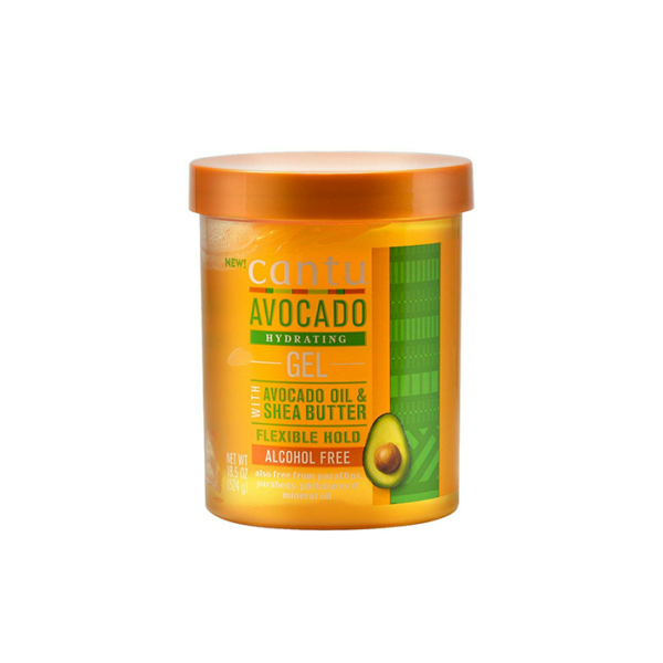 Cantu Avocado Hydrating Gel   švelnaus fiksavimo gelis