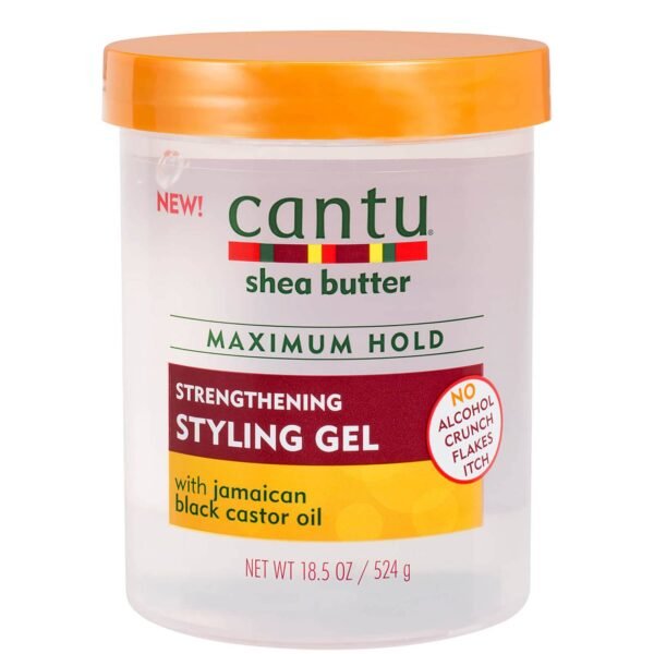 Cantu Styling Gel Jamaican Black Castor Oil  Stiprios fiksacijos formavimo gelis