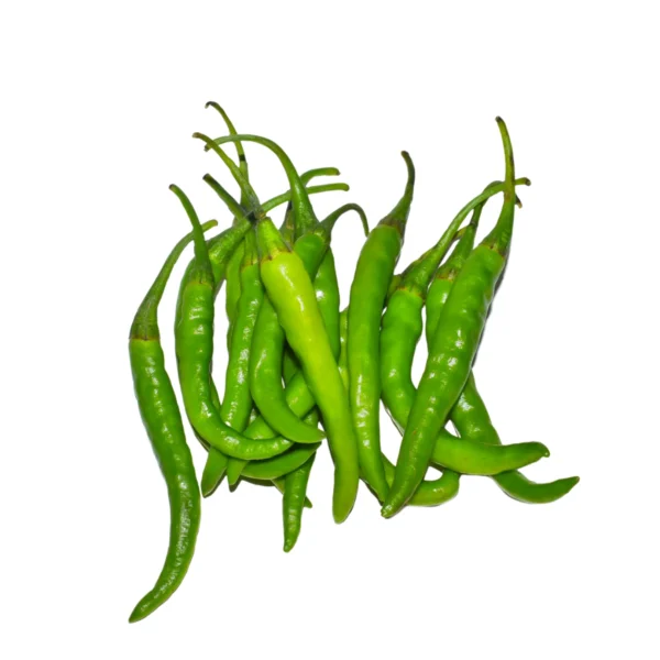 Green chillies 1kg Weighing