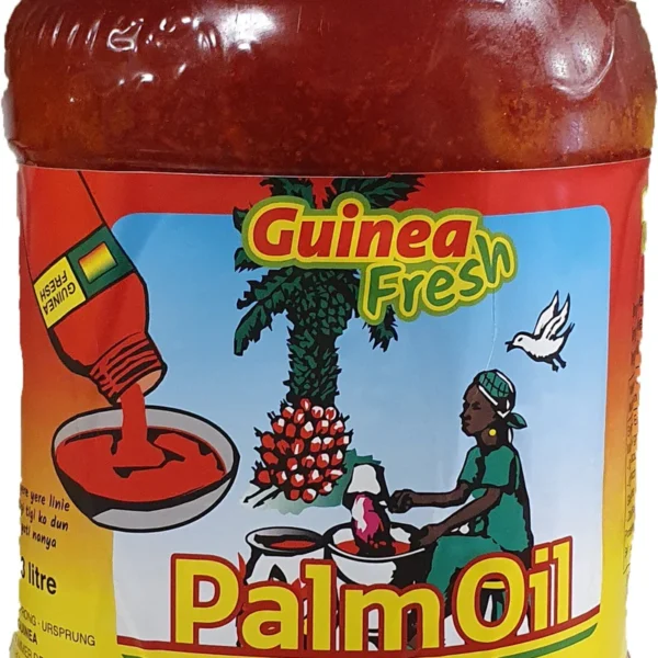 Guinea Fresh Palm Oil Nerafinuotas palmių Aliejus 1L