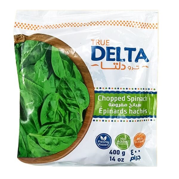 Delta Spinach Chopped 400g Špinatai