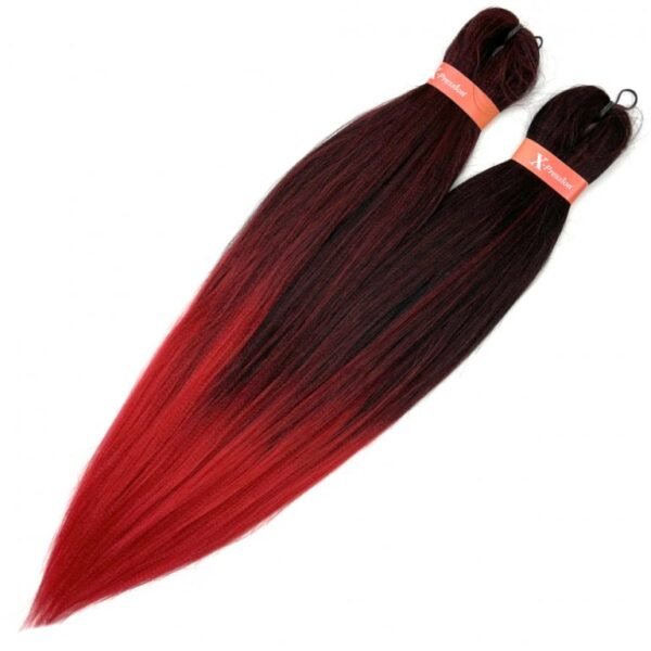 X-pression Ultra Braid, COLOR: T1B/RED